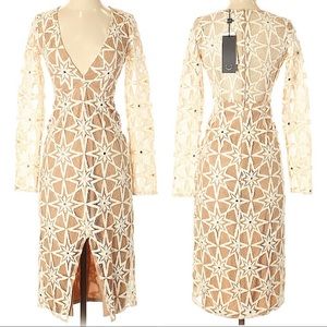 FOR LOVE & LEMONS Metz Midi Dress NEW